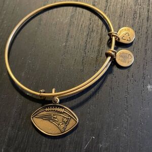 Alex and Ani Gold Charm Bangle Patriots